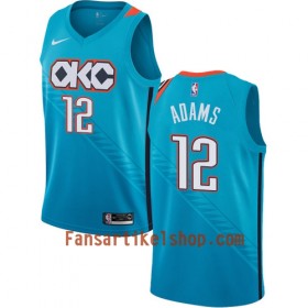 Oklahoma City Thunder Trikot Steven Adams 12 2018-19 Nike City Edition Blau Swingman - Herren